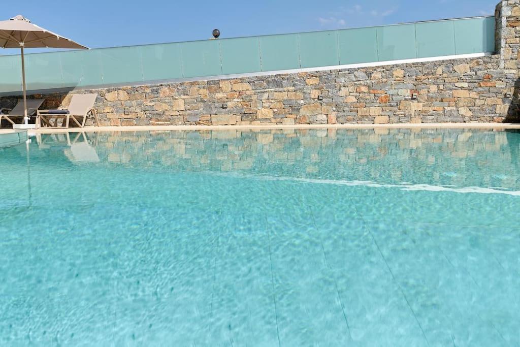 Modern Family Apartment Ewa With Pool, Dining Area On Crete Coast Stavromenos Exterior foto